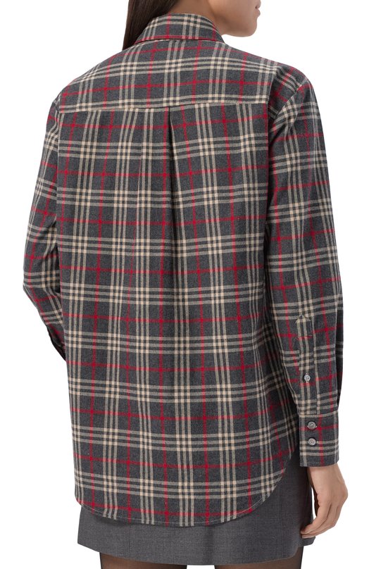 Хлопковая рубашка Academia SILVY/75DM2 Серый  SILVY/75DM2 Фото 4