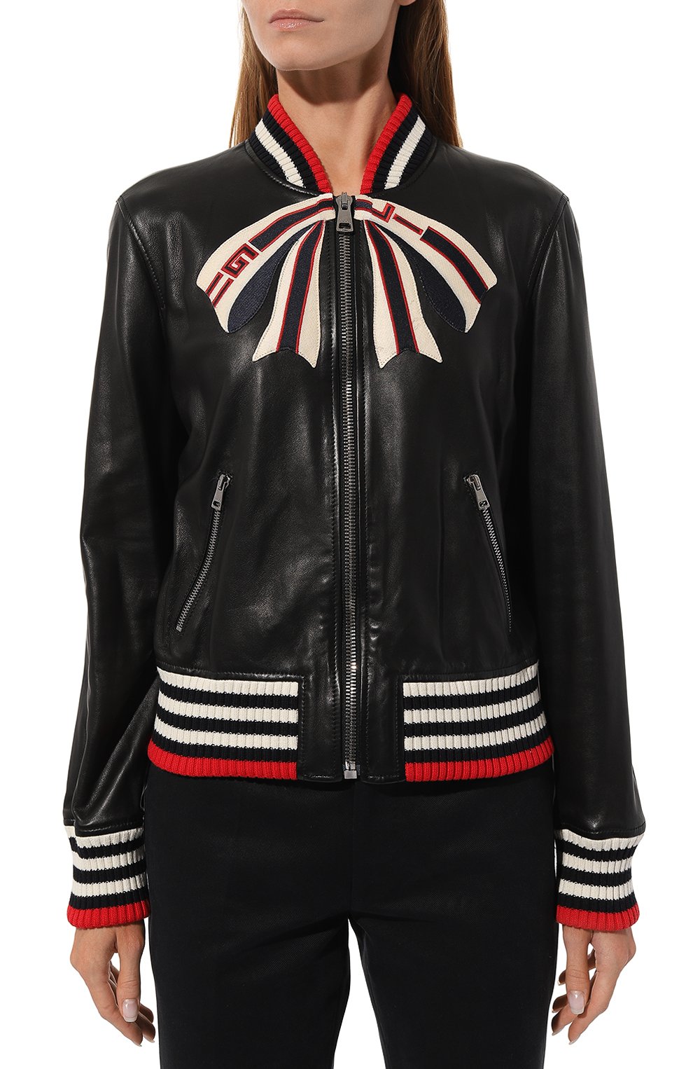Кожаный бомбер GUCCI, арт. 514687 XG634, фото 3