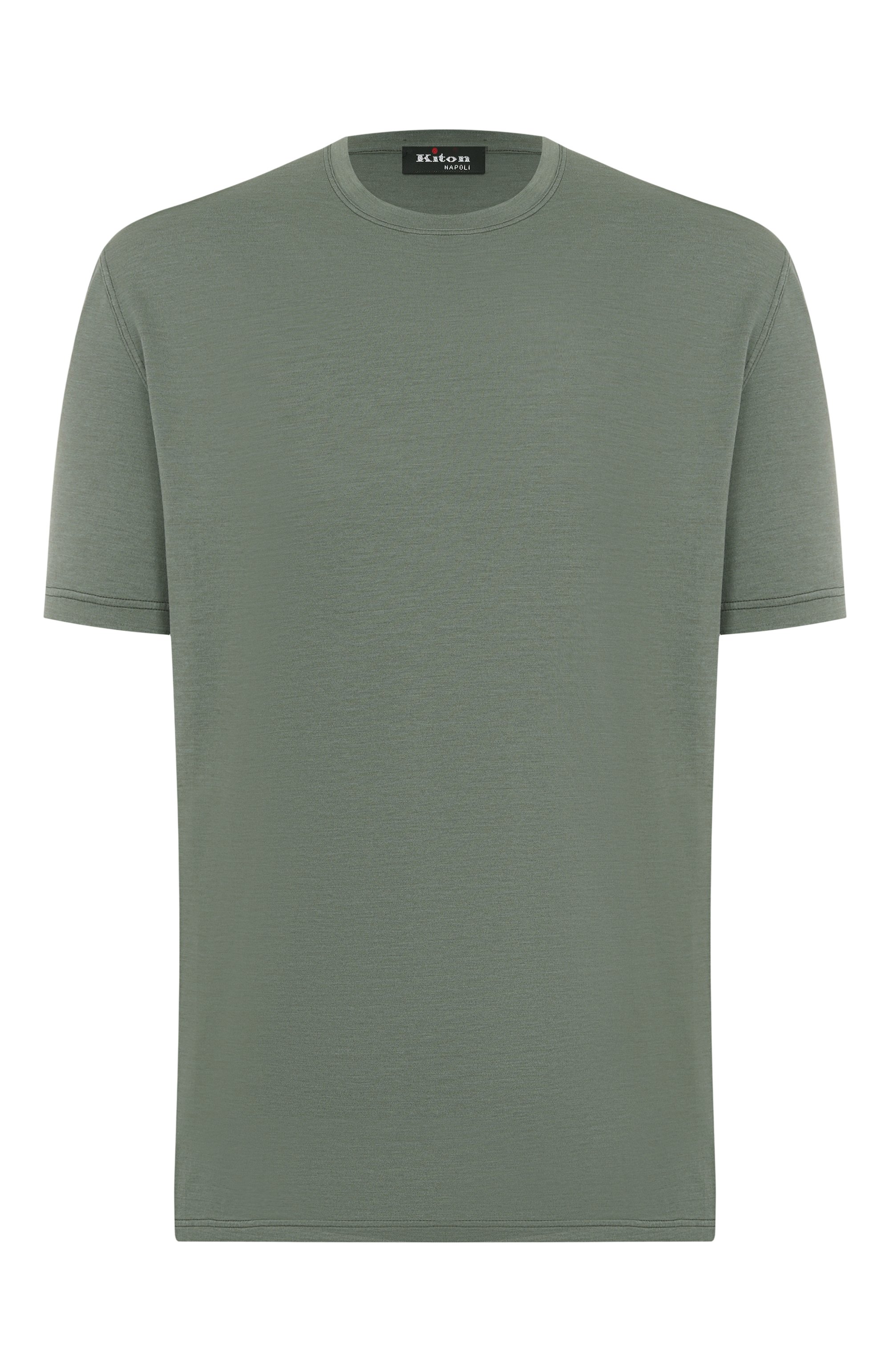 Футболка из шелка и хлопка KITON, арт. UMK063205, фото 1
