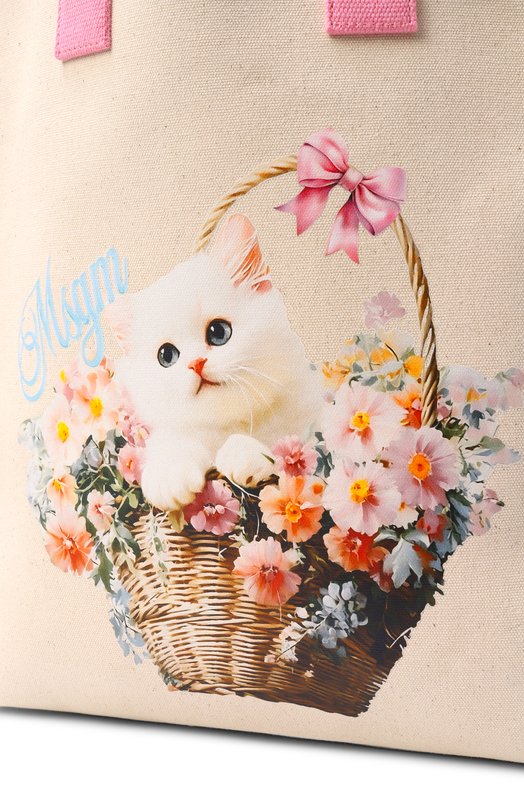 Сумка-шопер MSGM 4041MDZ10/969 Кремовый  4041MDZ10/969 Фото 6