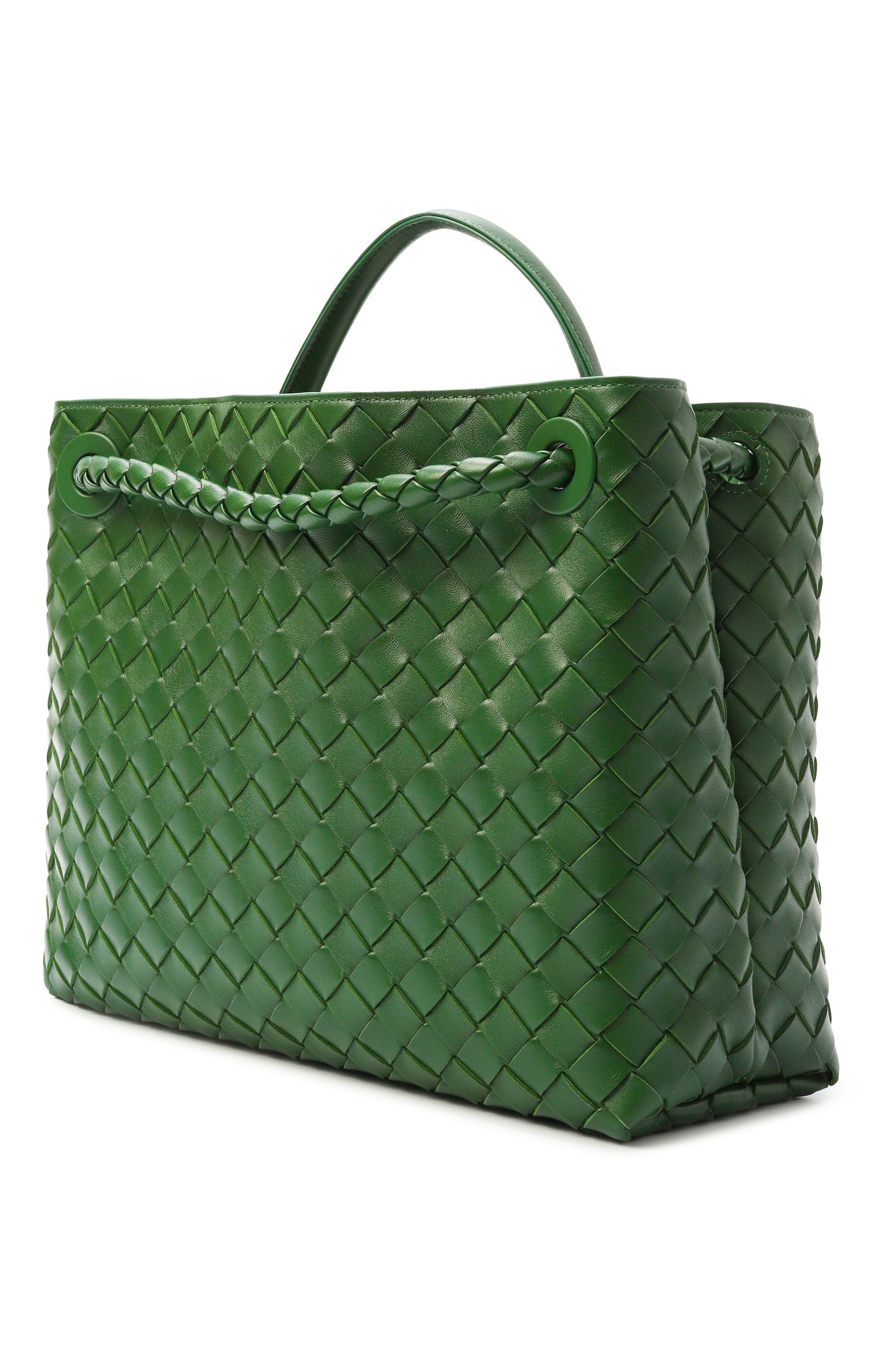 Сумка andiamo medium BOTTEGA VENETA зеленого цвета по цене 629500 руб., арт. 766016/VCPP1, фото 4 Сумка andiamo medium BOTTEGA VENETA, арт. 766016/VCPP1, фото 4