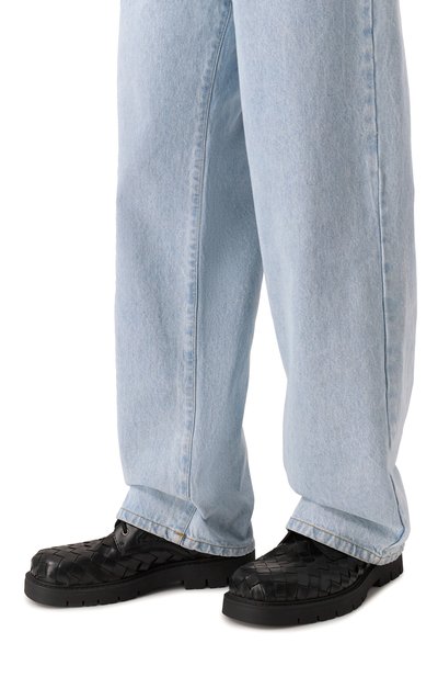 Кожаные ботинки haddock BOTTEGA VENETA черного цвета по цене 239500 руб., арт. 837876/V2WTA, фото 3 Кожаные ботинки haddock BOTTEGA VENETA, арт. 837876/V2WTA, фото 3