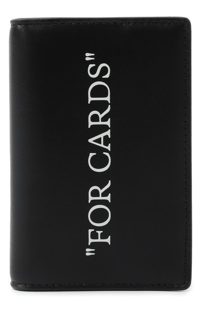 Мужской кожаный футляр для кредитных карт OFF-WHITE, арт. 0MND088C99LEA001