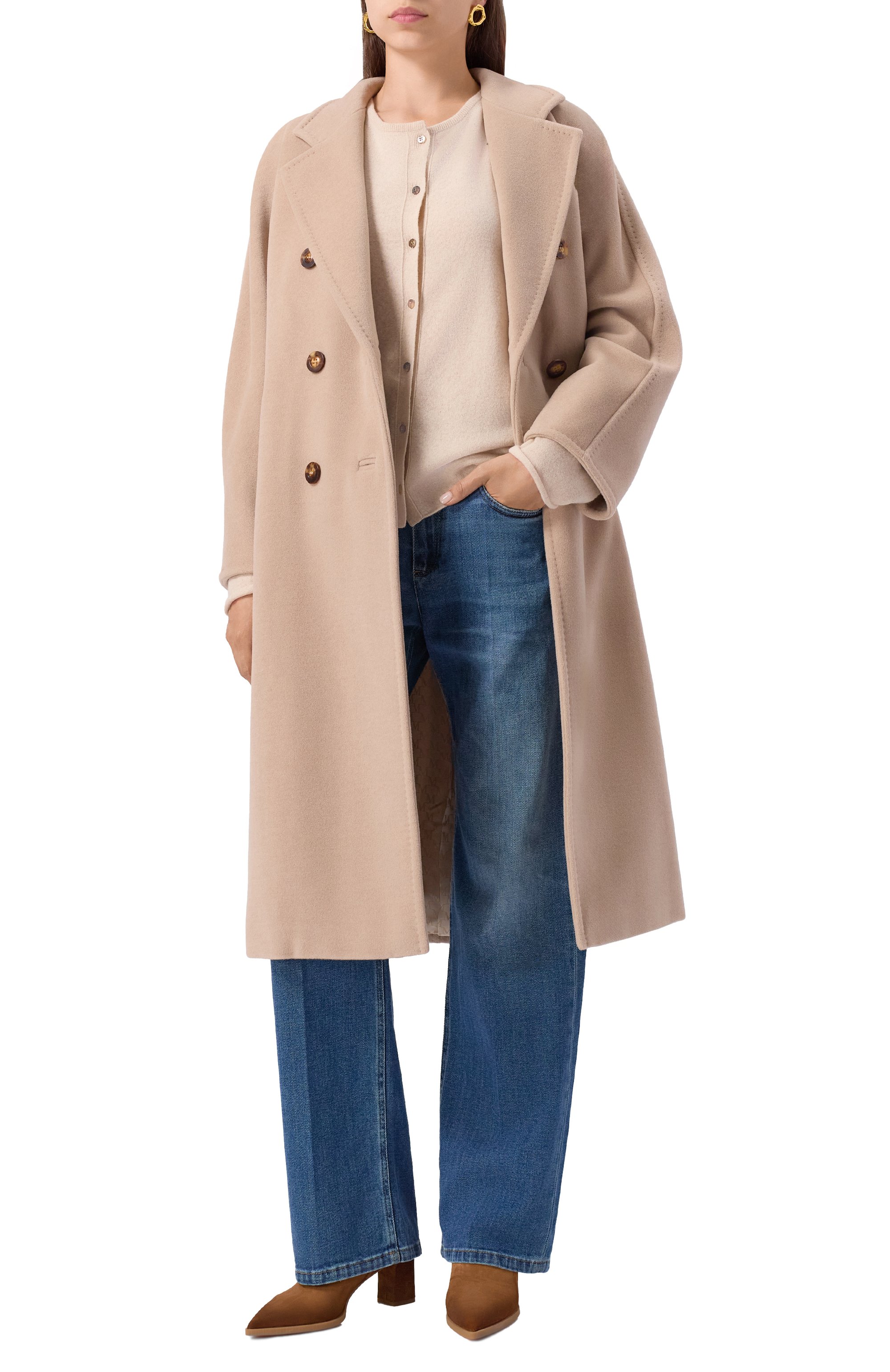 Замшевые ботильоны SANTONI, арт. WTEG71846PC4NAEA, фото 3