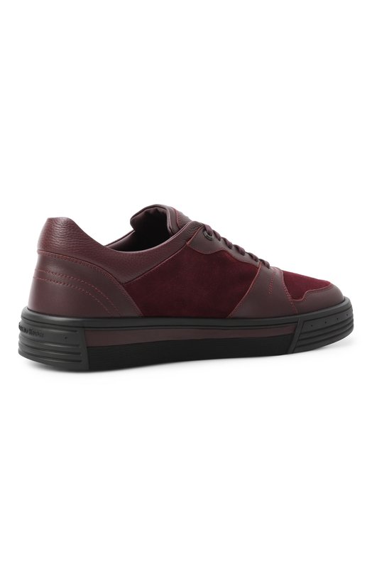 Кожаные кеды Stefano Ricci UV23_G5265/WYSDPM Бордовый  UV23_G5265/WYSDPM Фото 5