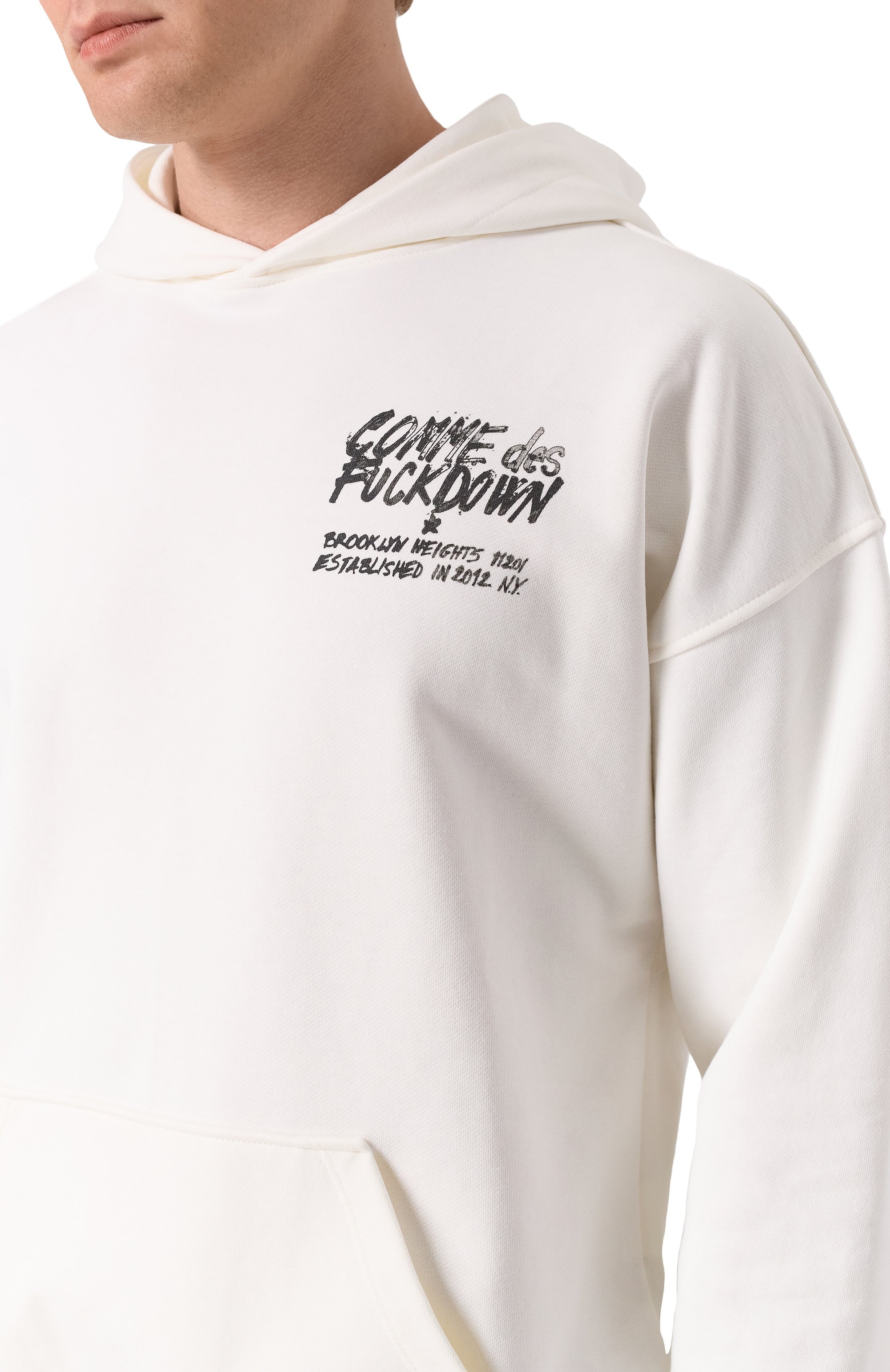 Хлопковое худи COMME DES FUCKDOWN, арт. CFABM01520, фото 5