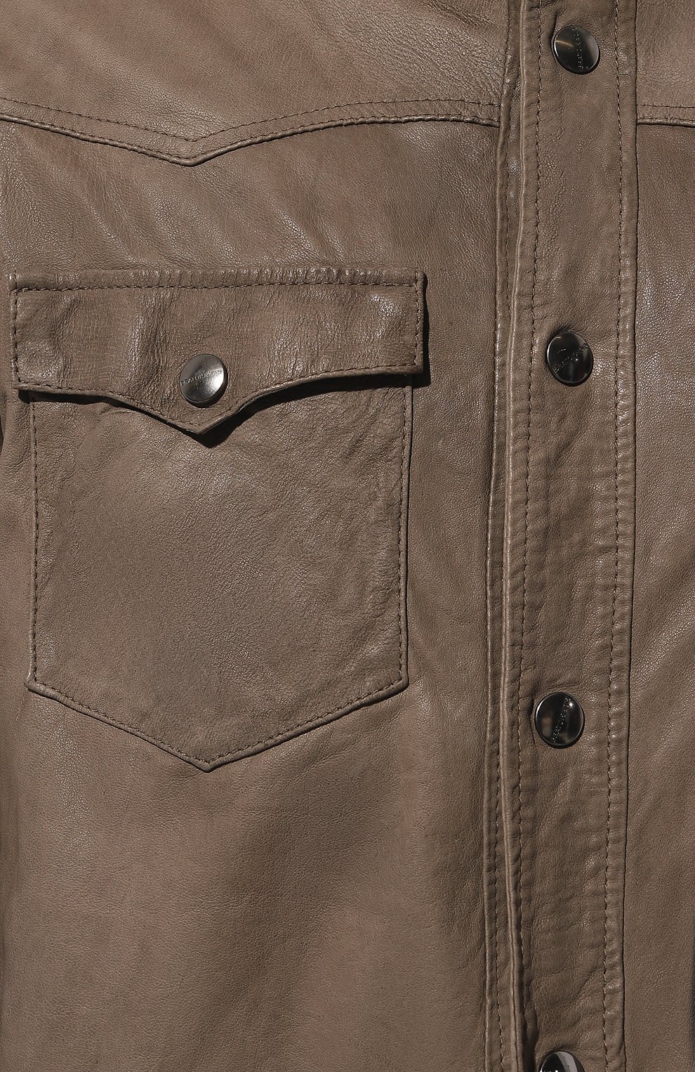 Кожаная рубашка GIORGIO BRATO, арт. GU24S12099, фото 5