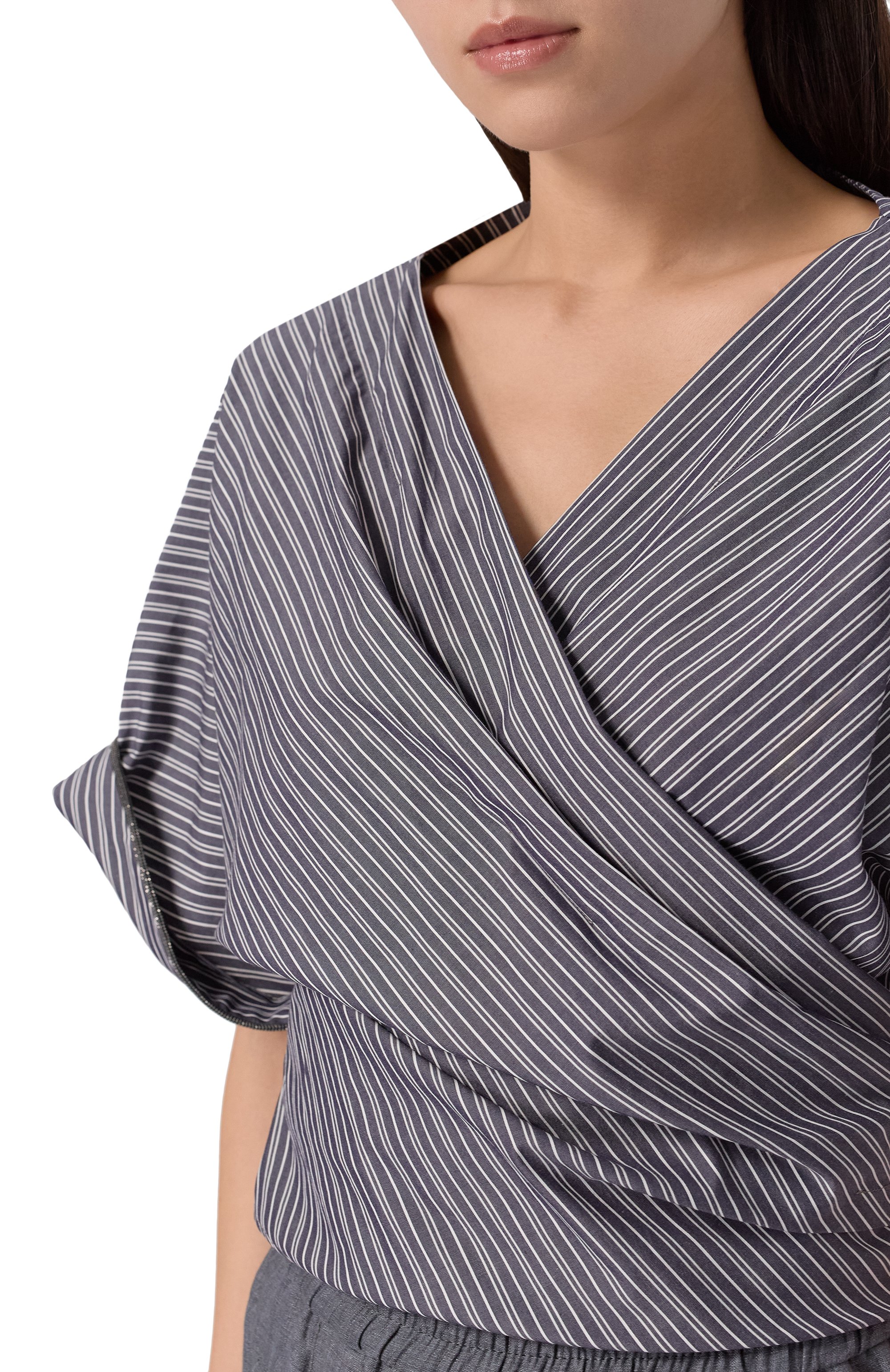 Хлопковый топ BRUNELLO CUCINELLI, арт. MH758FB206, фото 5