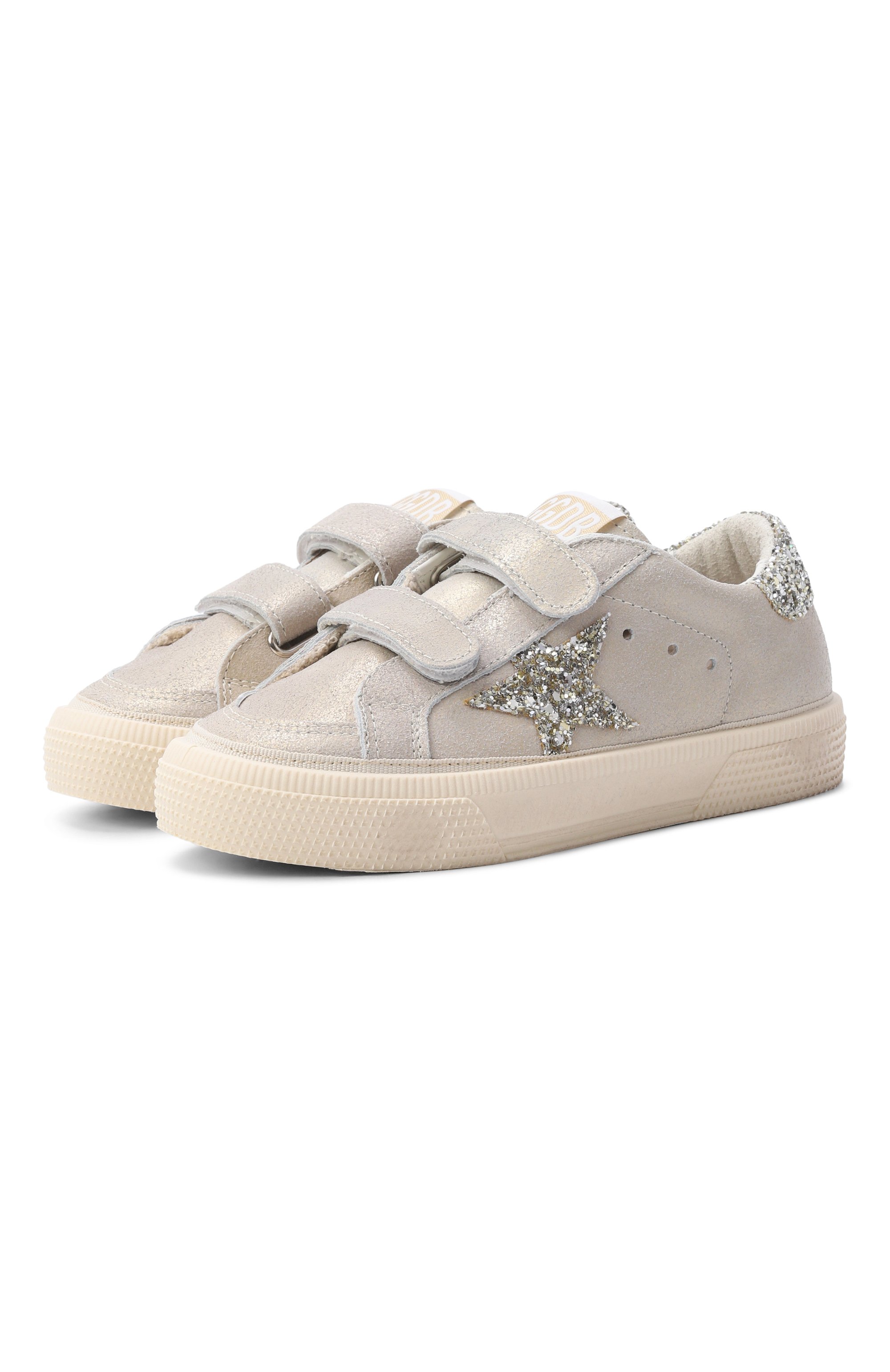 Кожаные кеды may GOLDEN GOOSE DELUXE BRAND золотого цвета по цене 29050 руб., арт. GYF00198.F008077, фото 1 Кожаные кеды may GOLDEN GOOSE DELUXE BRAND, арт. GYF00198.F008077, фото 1