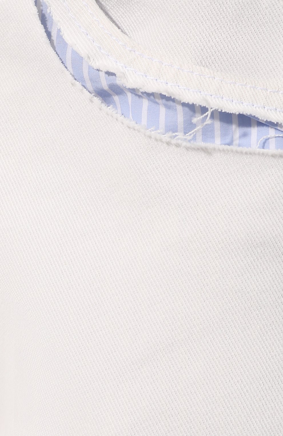 Джинсы прямого кроя MAISON MARGIELA белого цвета по цене 54650 руб., арт. S29LA0042/S47399, фото 5 Джинсы прямого кроя MAISON MARGIELA, арт. S29LA0042/S47399, фото 5