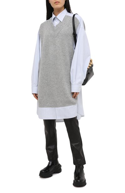 Платье из хлопка и шерсти MAISON MARGIELA, арт. S51DL0356/S53173, фото 2