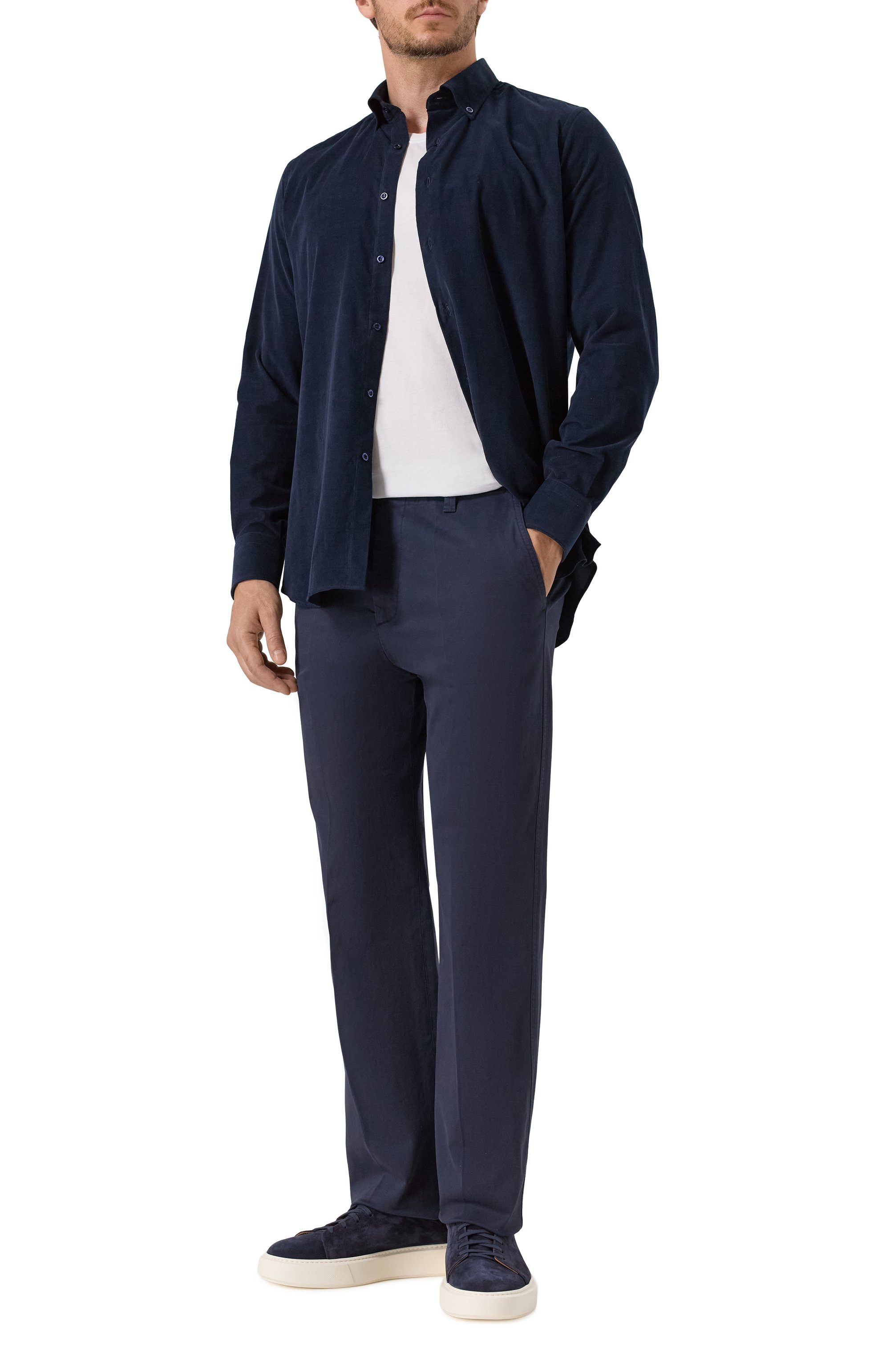 Хлопковая рубашка MVST, арт. M0RBIDA/PB/SP0RT/620-C0RDUR0Y, фото 2