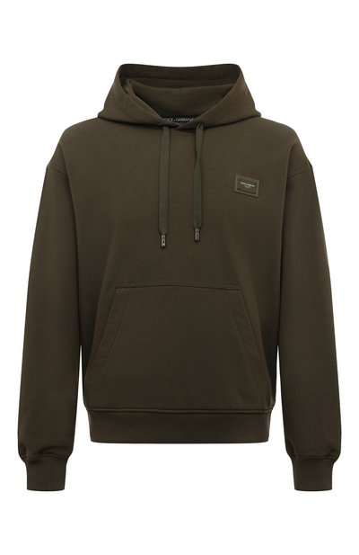Мужской хлопковое худи DOLCE & GABBANA, арт. G9ZU0T/G7M4Y