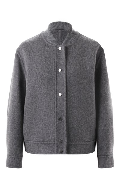 Кашемировый бомбер BRUNELLO CUCINELLI темно-серого цвета по цене 748500 руб., арт. MD5037937, фото 1 Кашемировый бомбер BRUNELLO CUCINELLI, арт. MD5037937, фото 1