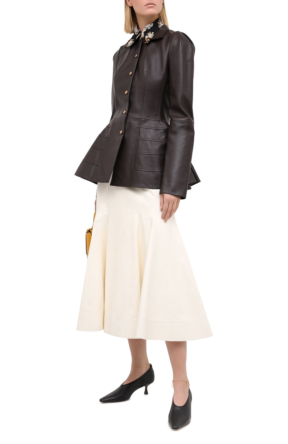 Кожаная юбка LOEWE, арт. S540344X98, фото 2