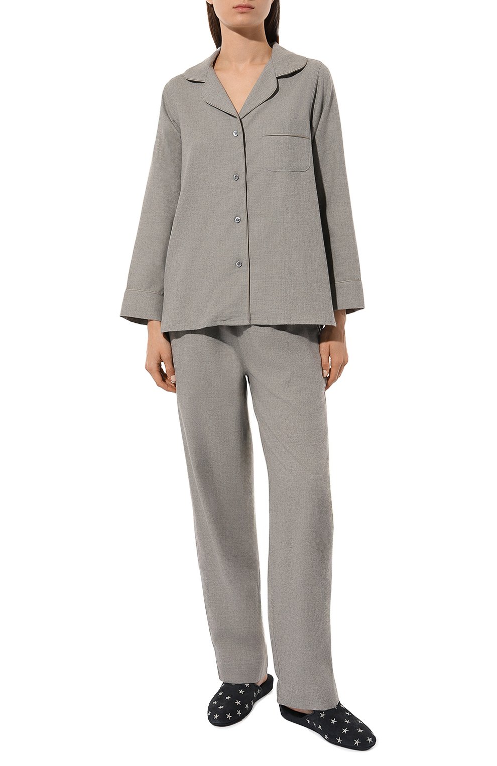 Пижама из хлопка и шерсти ZIMMERLI, арт. 4600-11000, фото 2