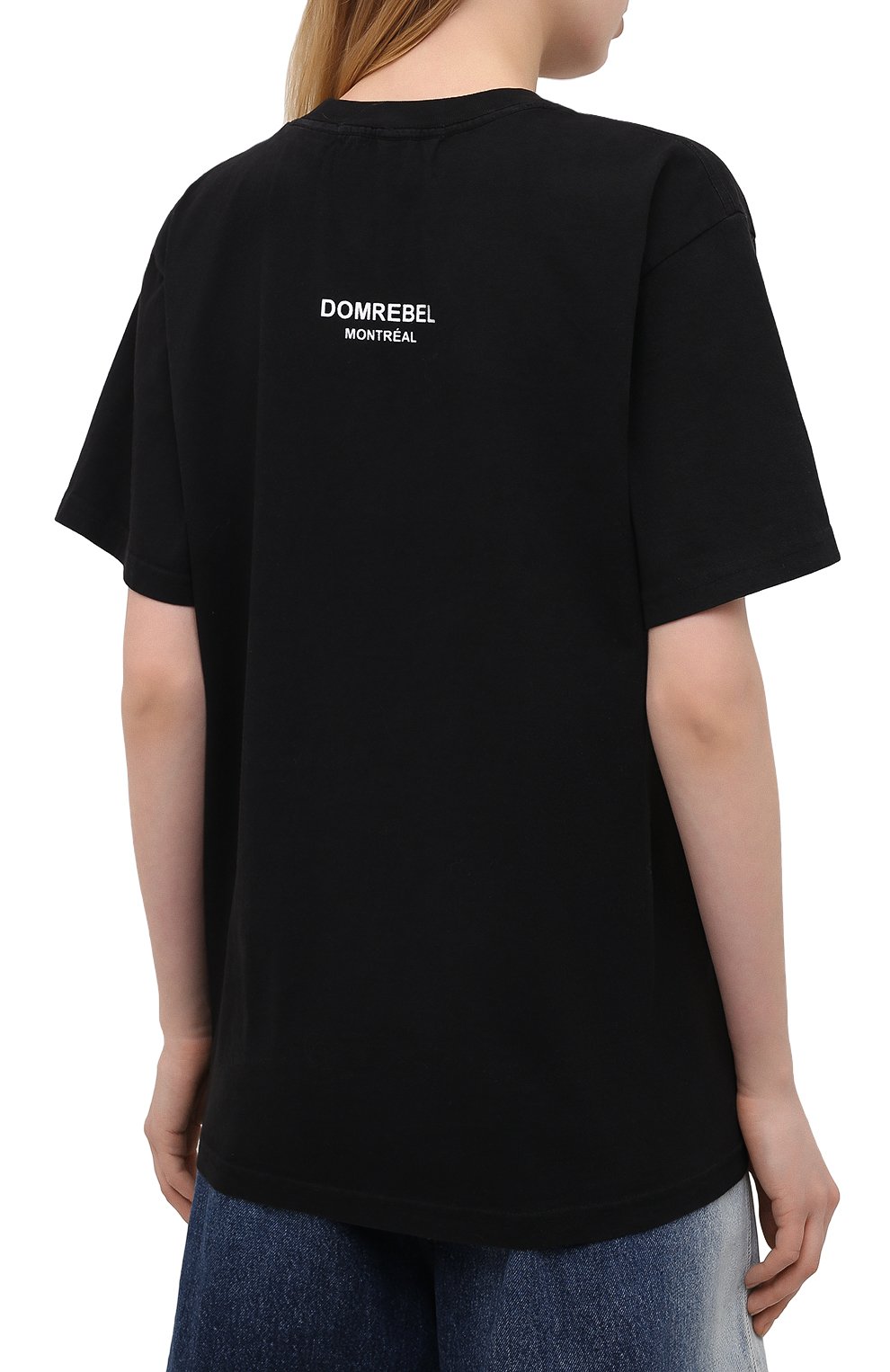 Хлопковая футболка DOMREBEL, арт. MICK/B0X T-SHIRT/W, фото 4