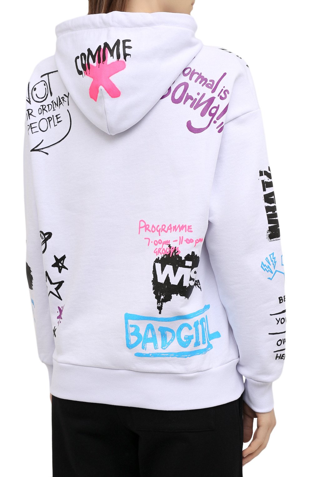 Хлопковое худи COMME DES FUCKDOWN, арт. CDFD1366, фото 4