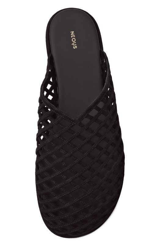 Замшевые сабо Atik Woven Neous 00477B01 Чёрный  00477B01 Фото 6