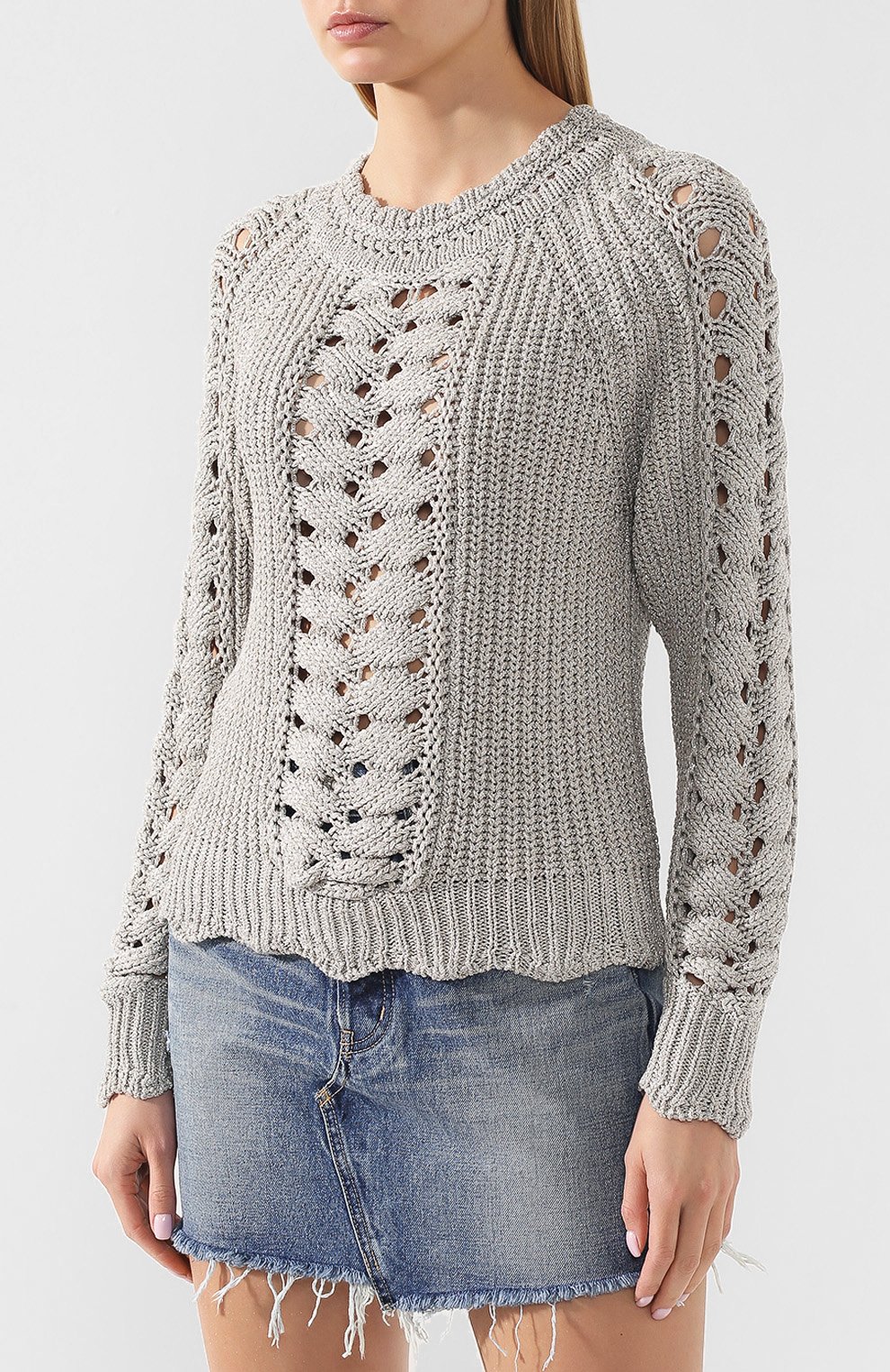 Вязаный пуловер ISABEL MARANT, арт. PU1025-19E033I/MERTH, фото 3