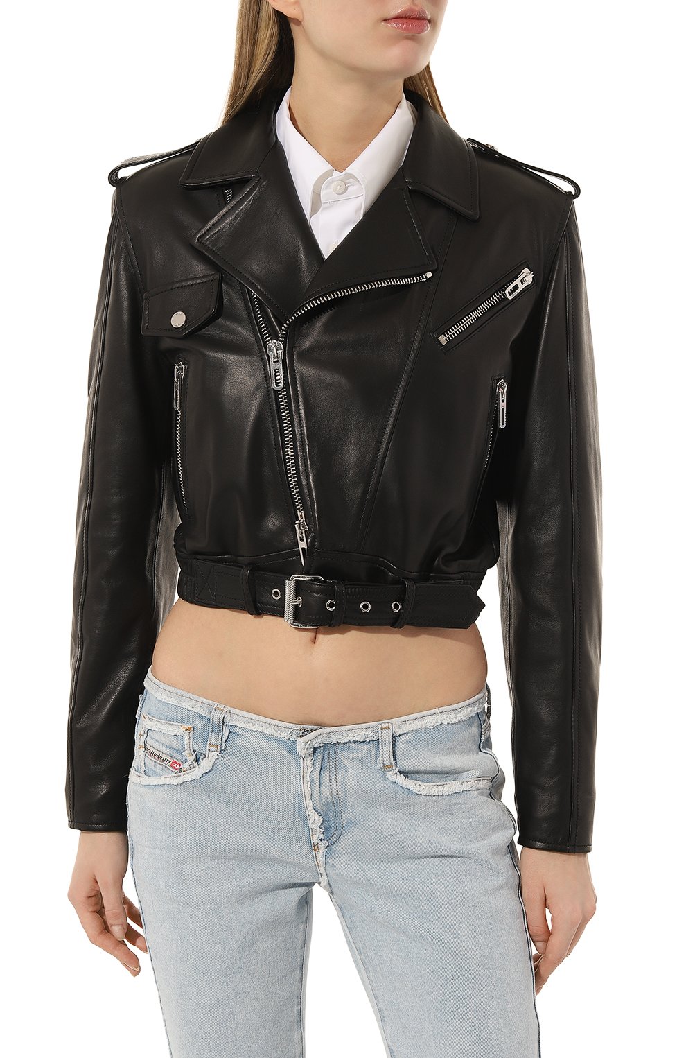 Кожаная куртка DROME, арт. DPD3162VP/D1098P, фото 3