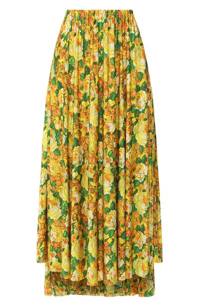 Женская юбка с принтом VETEMENTS, арт. SS20SK286 2615/W/YELL0W FL0WERS