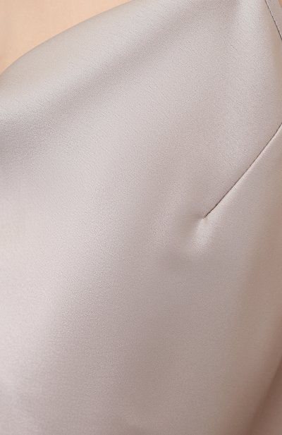 Платье NANUSHKA, арт. L0TTI_SILVER TAUPE_SLIP SATIN, фото 5