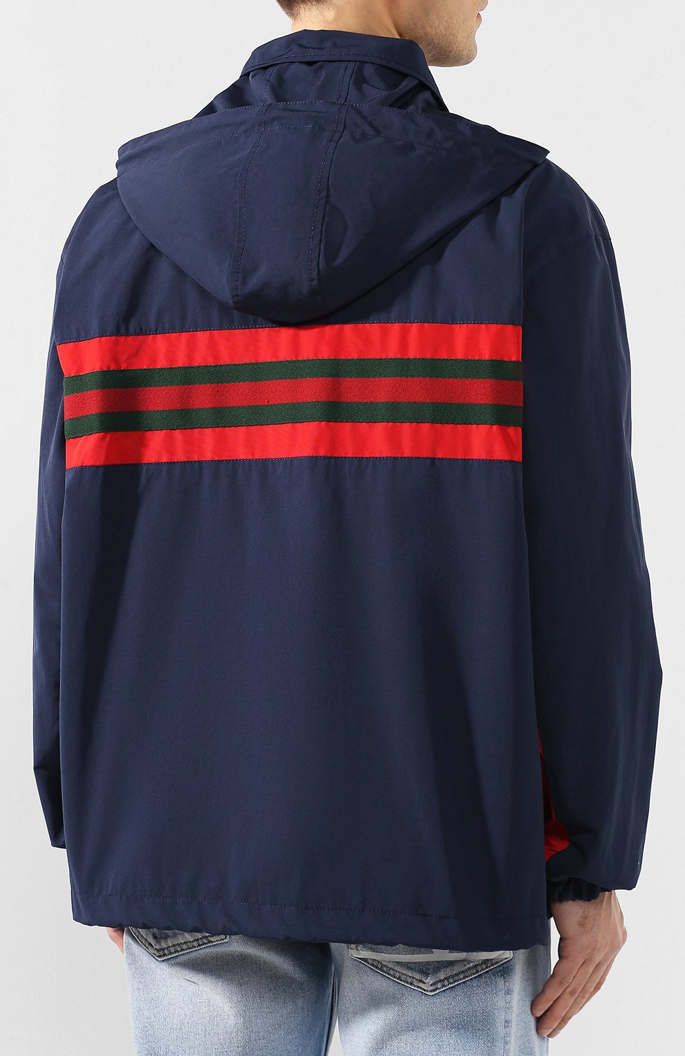 Куртка GUCCI синего цвета по цене 230400 руб., арт. 599935/XDA2J, фото 4 Куртка GUCCI, арт. 599935/XDA2J, фото 4