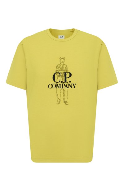 Мужская хлопковая футболка C.P. COMPANY, арт. 18CMTS288A0060570