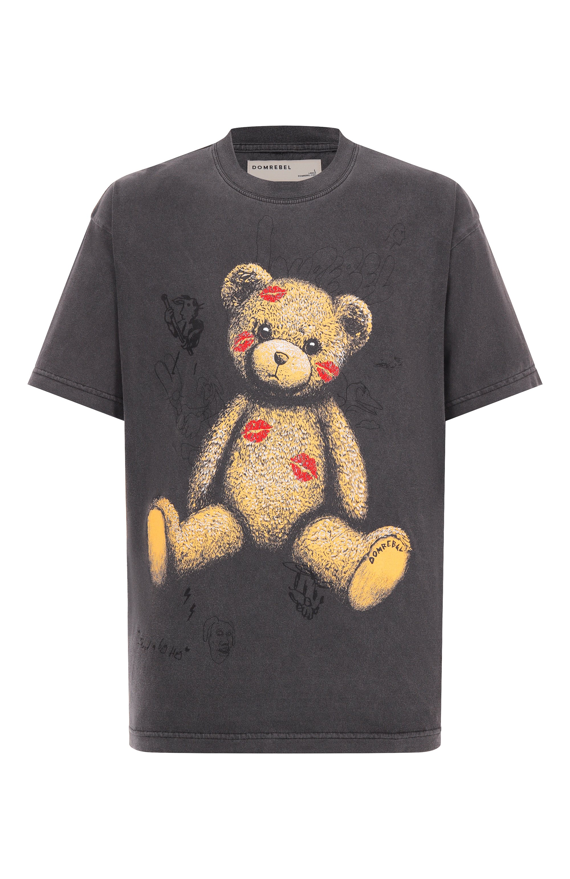 Хлопковая футболка DOMREBEL, арт. M BIG KISS, фото 1