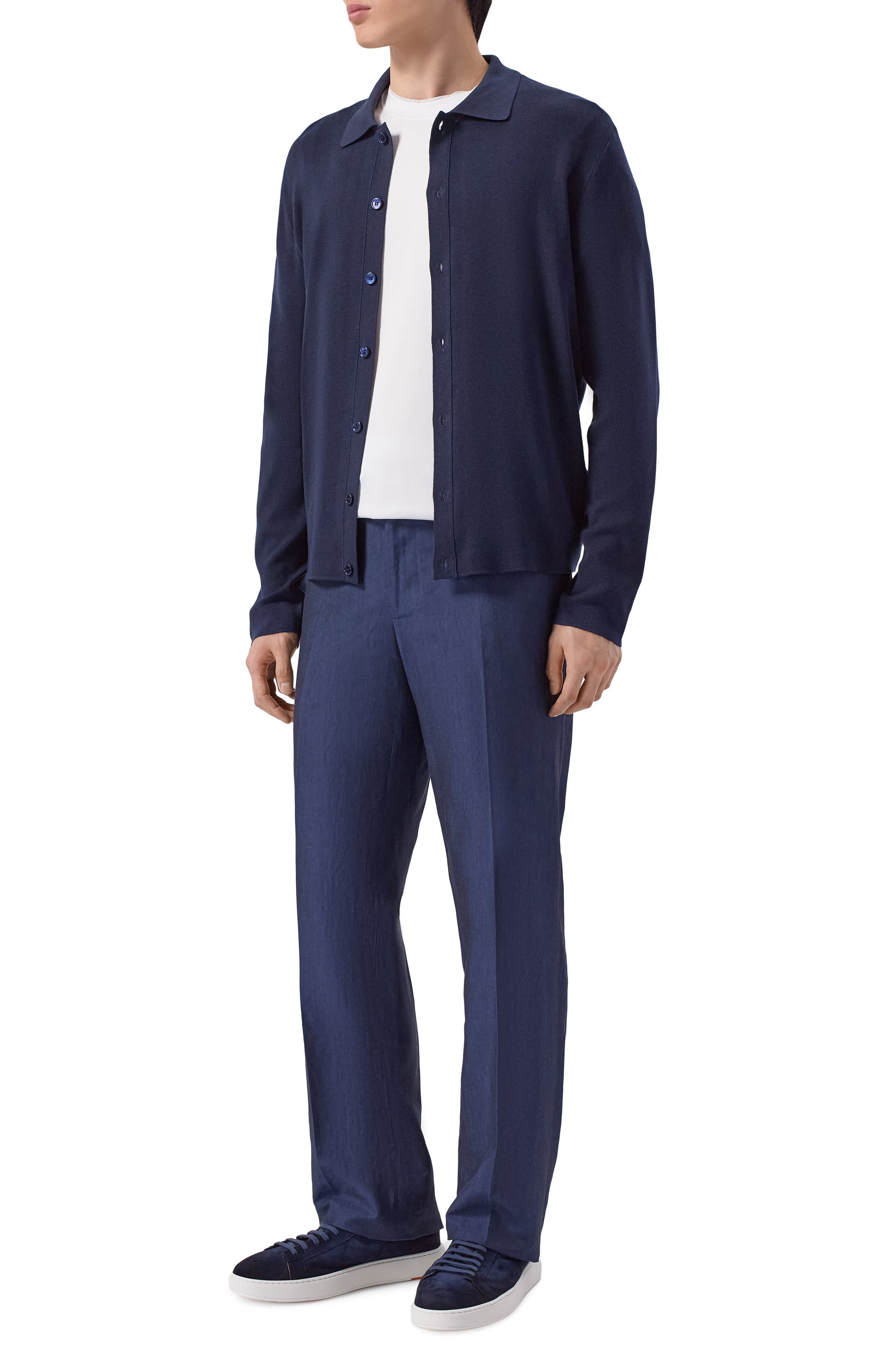 Рубашка из шелка и хлопка MVST, арт. M26.2PM.K104/Y201 KNIT SETA C0T0NE, фото 2