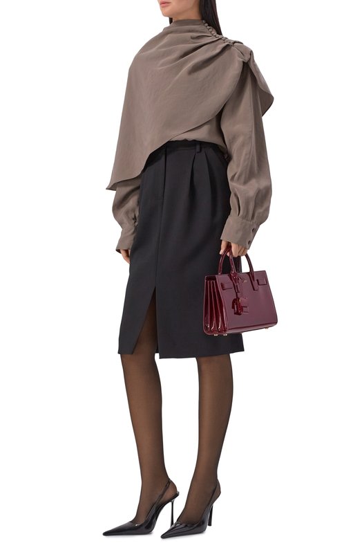 Сумка Sac De Jour Saint Laurent 398711/B870W Бордовый  398711/B870W Фото 7