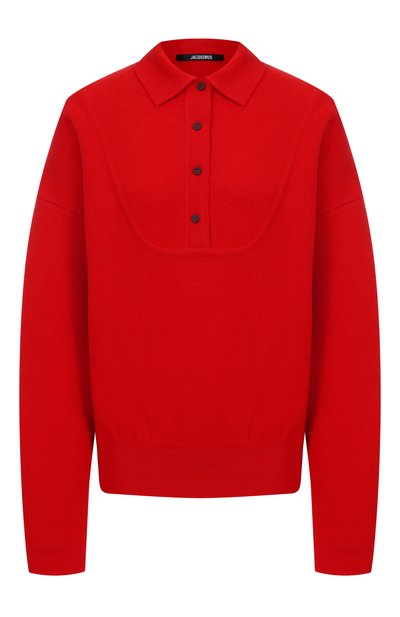 Женское поло из шерсти и кашемира JACQUEMUS, арт. 25HSWW00623AK0/0276