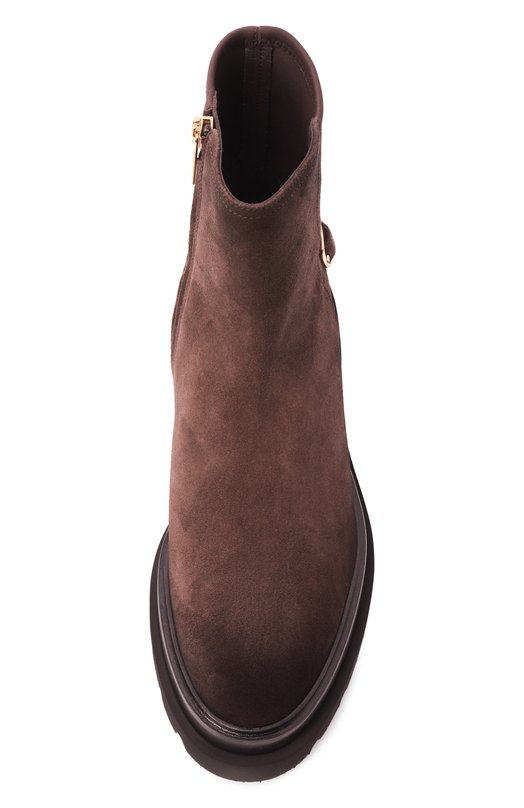 Замшевые ботинки Santoni WTEG71104G0MTHI0 Коричневый  WTEG71104G0MTHI0 Фото 6