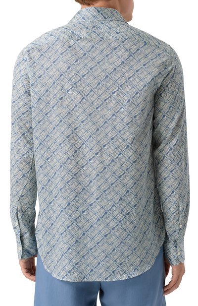 Хлопковая рубашка CANALI светло-голубого цвета по цене 45050 руб., арт. CSL7079/GL03649, фото 4 Хлопковая рубашка CANALI, арт. CSL7079/GL03649, фото 4