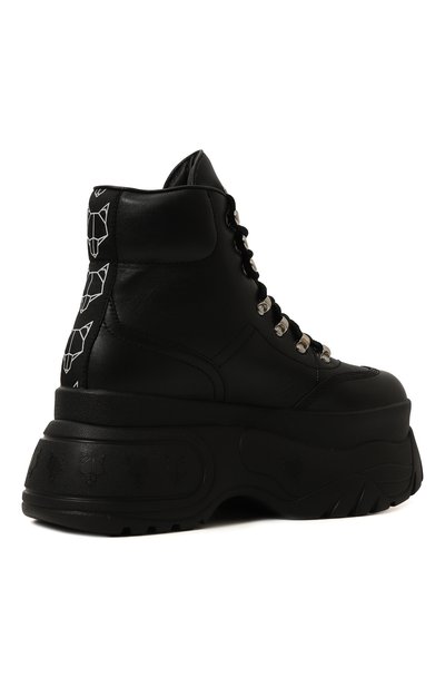 Кожаные ботинки spike NAKED WOLFE черного цвета по цене 29700 руб., арт. SPIKE, фото 5 Кожаные ботинки spike NAKED WOLFE, арт. SPIKE, фото 5