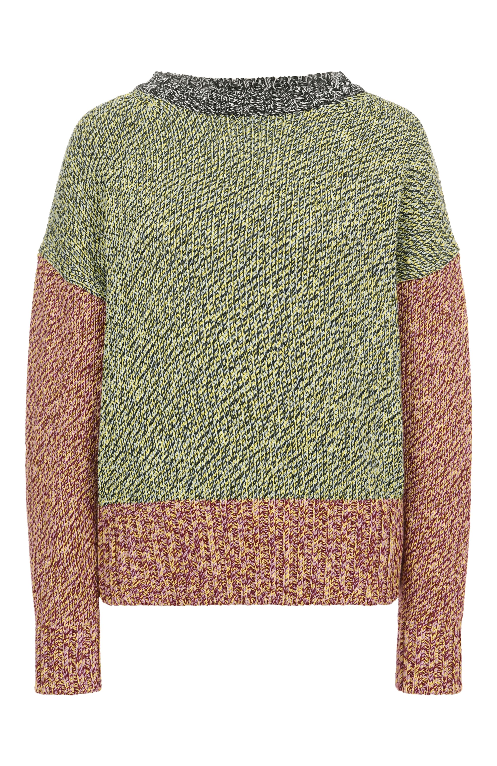 Свитер из хлопка и шерсти WEEKEND MAX MARA, арт. L0LA, фото 1