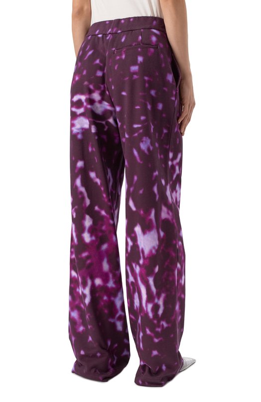 Хлопковые брюки Dries Van Noten 251-011119-1612 Фиолетовый  251-011119-1612 Фото 4