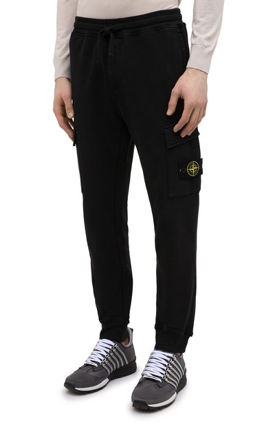 Хлопковые джоггеры STONE ISLAND, арт. 741565251, фото 3