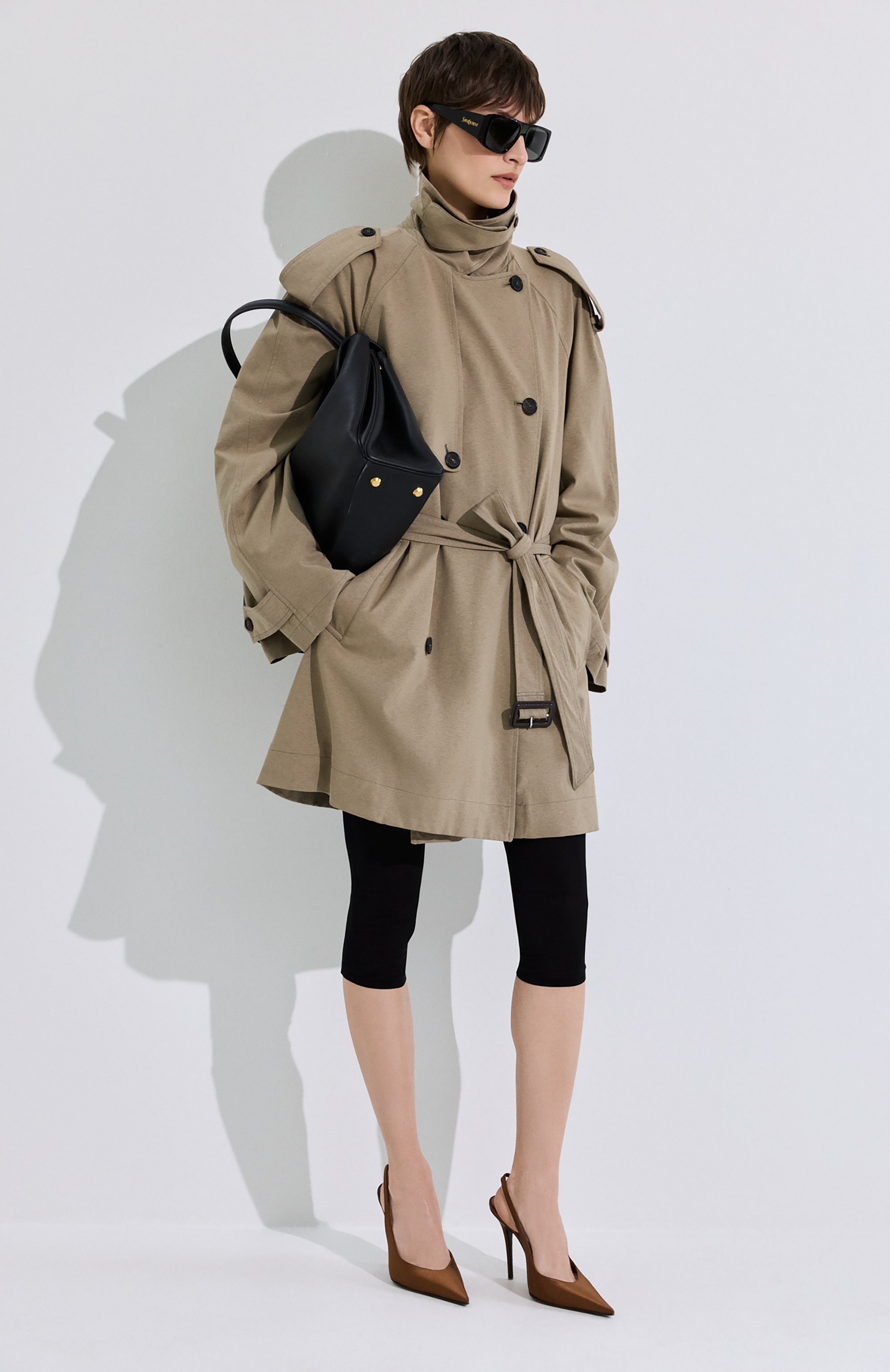 Хлопковый тренч BALENCIAGA, арт. 862426/TSVC1, фото 6