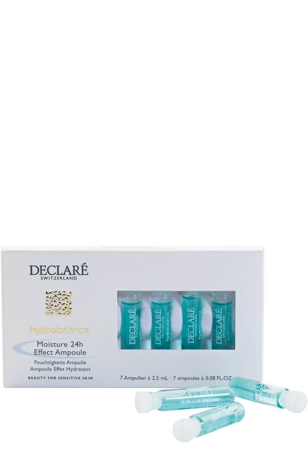 Концентрат в ампулах с увлажняющим эффектом 24-часового действия hydro balance moisture 24 h effect (7x2,5ml) DECLARE, арт. 543, фото 1