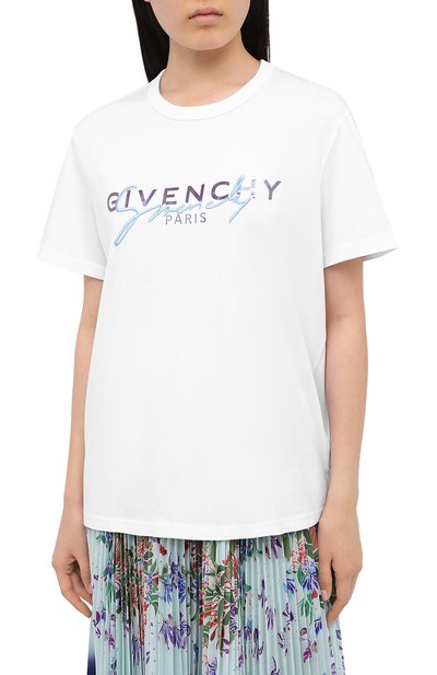 Хлопковая футболка GIVENCHY, арт. BW707Z3Z3Q, фото 3