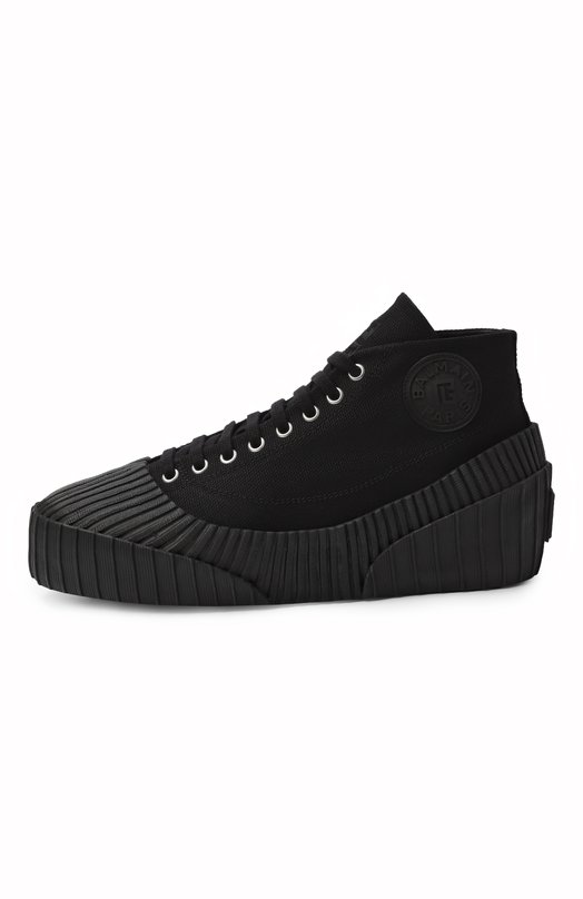 Текстильные кеды Riff Low Balmain FN1VI756/TCNS Чёрный  FN1VI756/TCNS Фото 4