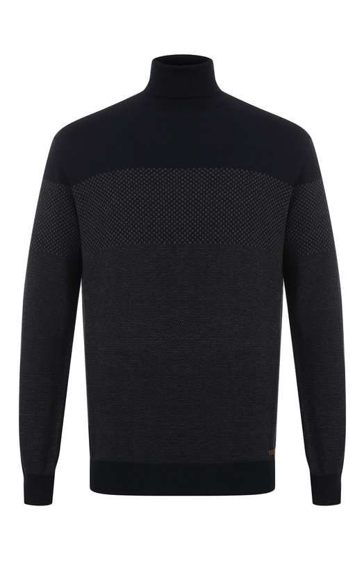 

Водолазка из хлопка и шерсти Harmont & Blaine, Синий