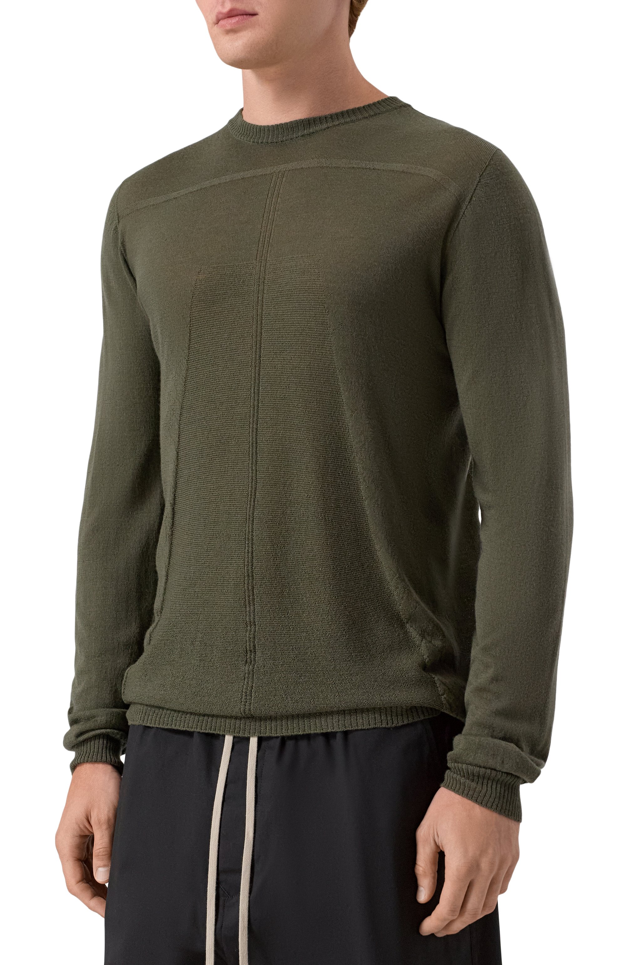 Шерстяной джемпер RICK OWENS, арт. RU02E1622/ML, фото 3