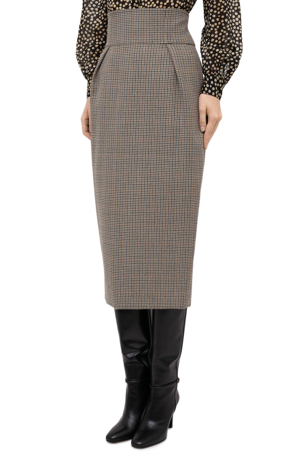 Шерстяная юбка ALEXANDRE VAUTHIER, арт. 203SK1305 1322-203, фото 3