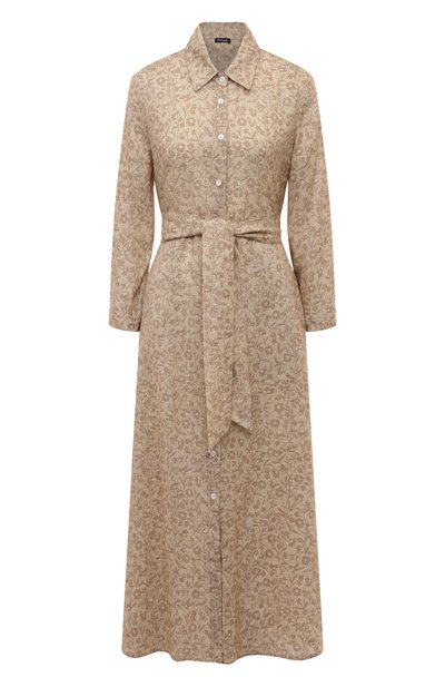 Женское льняное платье KITON, арт. D57308H08001