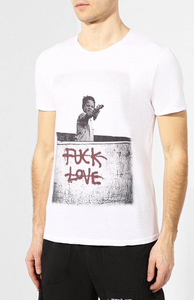 Хлопковая футболка BISIBIGLIO, арт. LU FUCK L0VE, фото 3