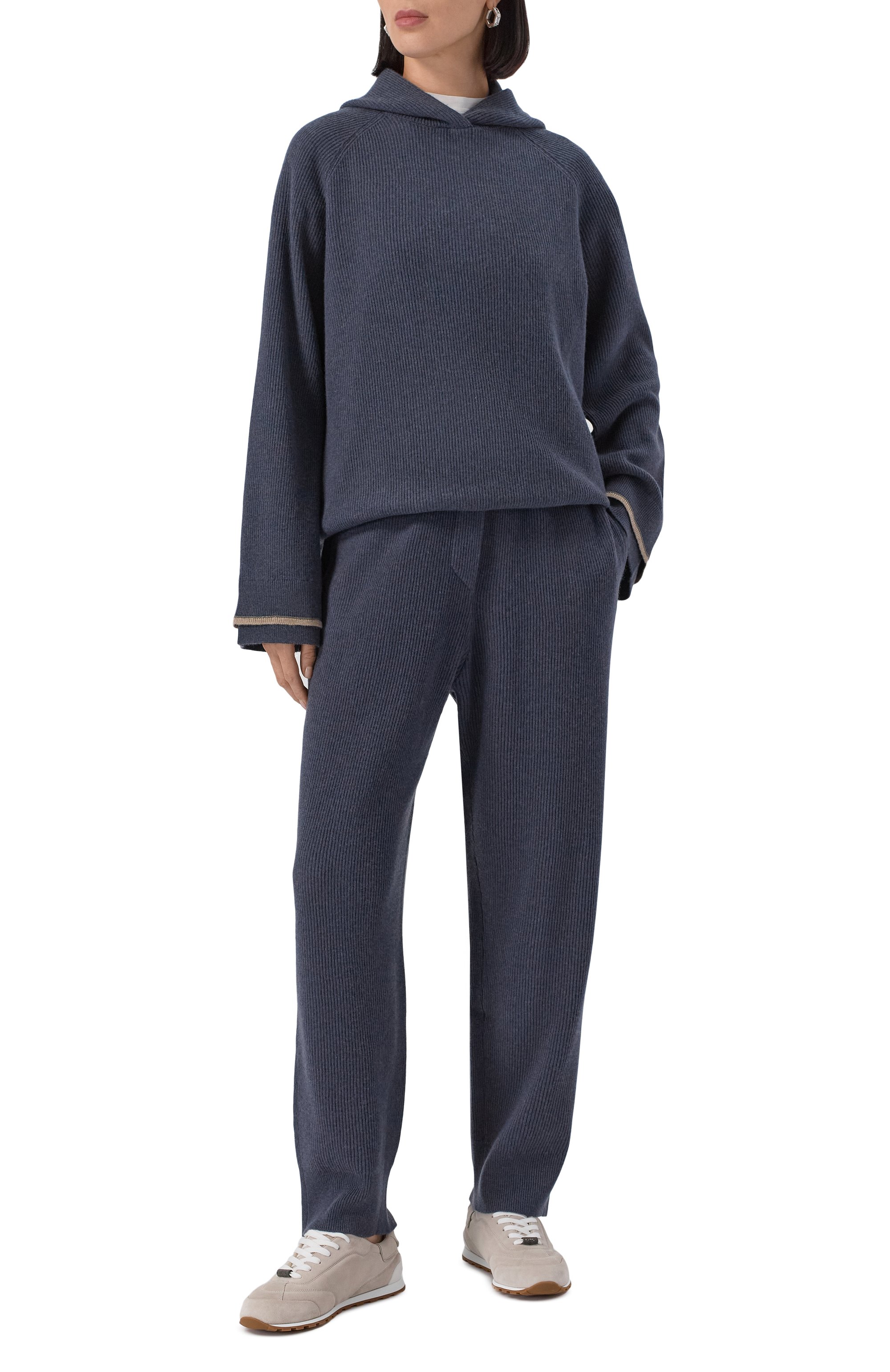 Брюки из шерсти и кашемира BRUNELLO CUCINELLI, арт. M16222799, фото 2