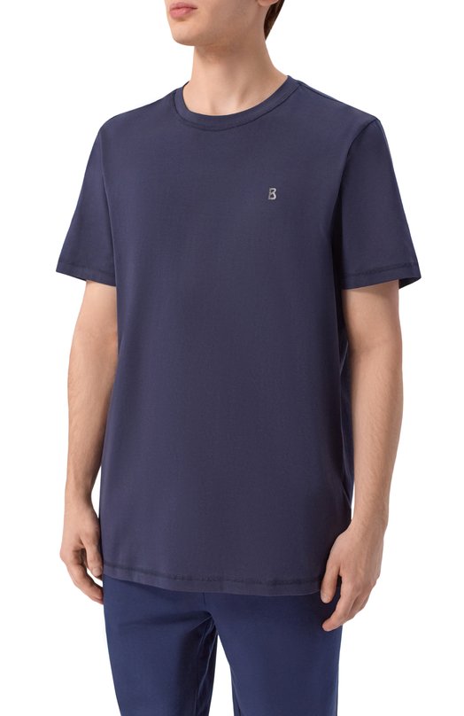 Хлопковая футболка Bogner 58446604_1 Синий  58446604_1 Фото 3